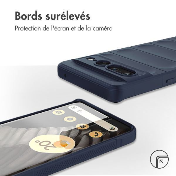 imoshion Coque arrière EasyGrip Google Pixel 7 Pro - Bleu foncé