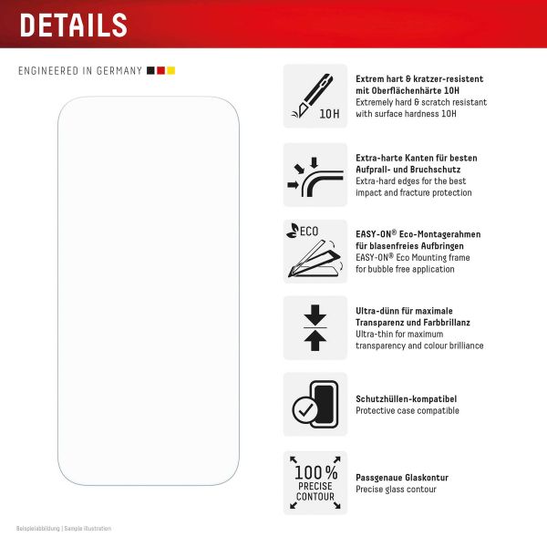 Displex Protection d'écran en verre trempé Real Glass Apple iPhone Air