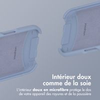 imoshion Coque arrière Color avec cordon amovible et MagSafe Apple iPhone 17 Pro - Ash Blue