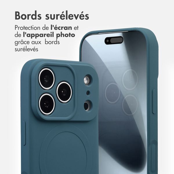 imoshion Coque Couleur avec MagSafe Apple iPhone 17 Pro - Bleu foncé