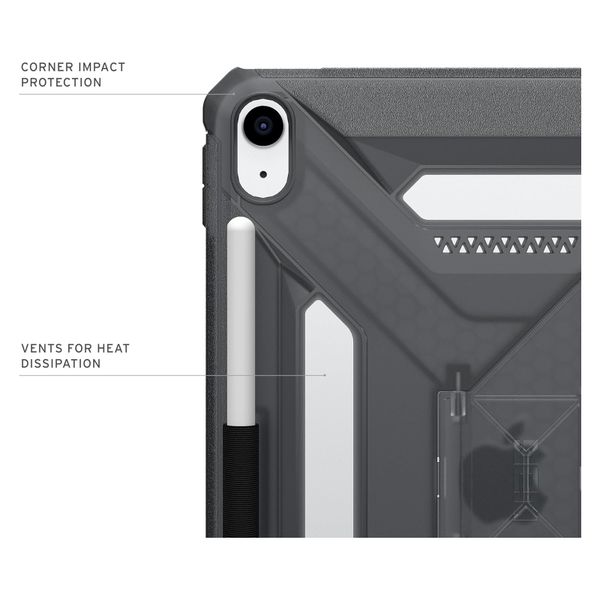 UAG Coque tablette Scout Apple iPad 11 (2025) 11 pouces A16 / iPad 10 (2022) 10.9 pouces - Ash