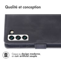 imoshion Etui de télephone portefeuille avec cordon Samsung Galaxy S21 FE - Noir