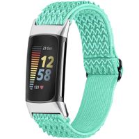 imoshion Bracelet élastique en nylon le Fitbit Charge 5 / Charge 6 - Menthe verte