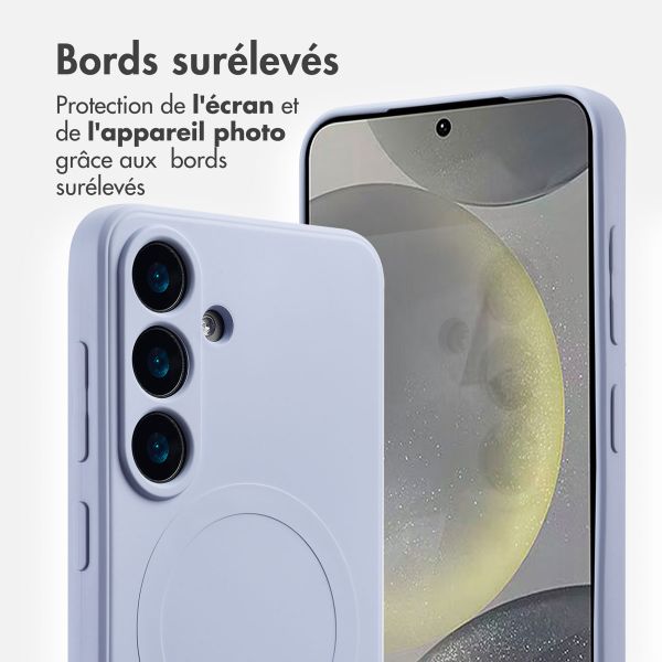 imoshion Coque Couleur avec MagSafe Samsung Galaxy S25 - Lila