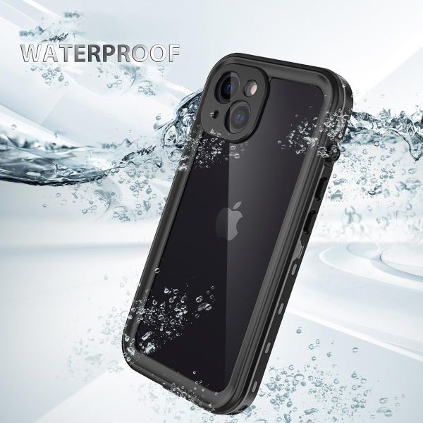 Redpepper Coque imperméable Dot Plus Apple iPhone 13 - Noir