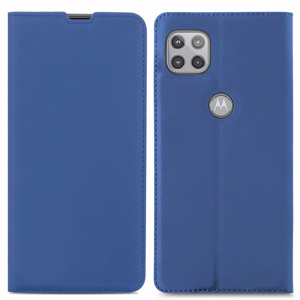 imoshion Étui de téléphone Slim Folio Motorola Moto G 5G - Bleu foncé