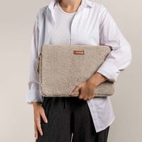 Selencia Pochette ordinateur Teddy 15-16 pouces - Sand