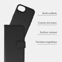 imoshion Étui portefeuille luxe 2-en-1 amovible Apple iPhone 17e / 16e - Noir