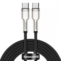 Baseus Cafule Series câble USB-C vers USB-C - Métal - 100 Watt - 2 mètres - Noir