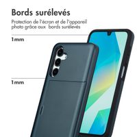 imoshion Coque arrière avec porte-cartes Samsung Galaxy A16 - Bleu foncé