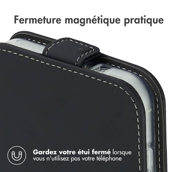 Accezz Étui à rabat Samsung Galaxy S24 FE - Noir