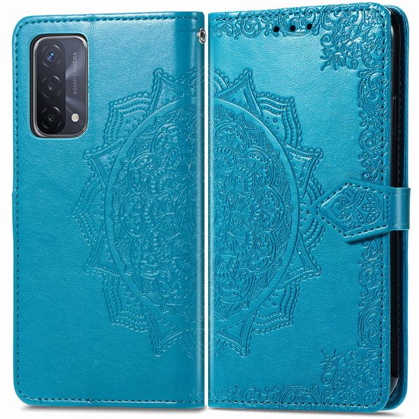 imoshion Etui de téléphone Mandala Oppo A74 (5G) / A54 (5G) - Turquoise