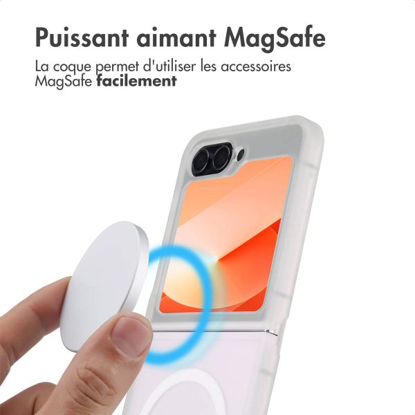 imoshion Coque Color Guard avec MagSafe Samsung Galaxy Z Flip 6 - Blanc