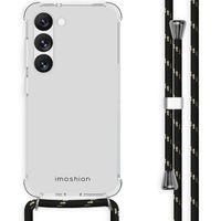 imoshion Coque avec dragonne Samsung Galaxy S23 - Noir & Doré