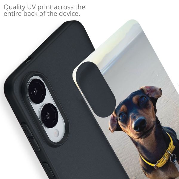 Concevez votre propre coque en gel Samsung Galaxy S25 Edge - Noir