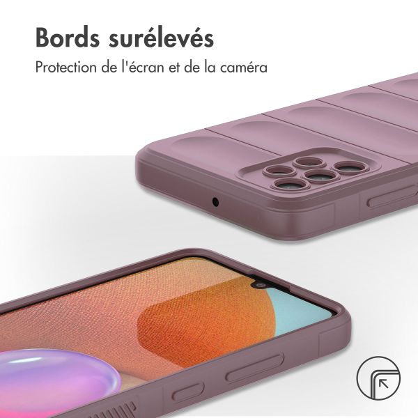 imoshion Coque arrière EasyGrip Samsung Galaxy A32 (4G) - Violet