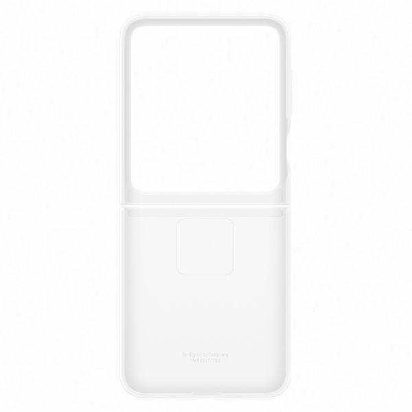 Samsung Original Coque en silicone Ring Samsung Galaxy Z Flip 6 / Flip 7 FE - White