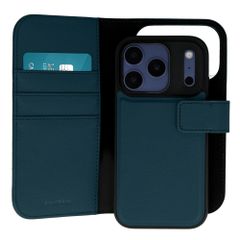 imoshion Étui portefeuille luxe 2-en-1 amovible Apple iPhone 17 Pro - Bleu