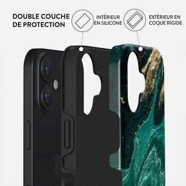 Burga Coque arrière Tough iPhone 16 Plus - Emerald Pool