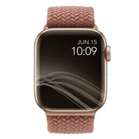 Uniq Bracelet tressé Aspen Apple Apple Watch Series 1 á 9 / SE (38/40/41 mm) | Series 10 (42 mm) - Rose Pamplemousse