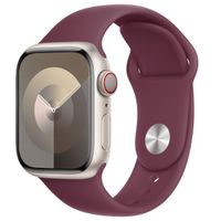 Apple Bracelet Sport Apple Watch Series 1 t/m 9 / SE (38/40/41 mm) | Series 10 / 11 (42 mm) - Taille S/M - Mulberry