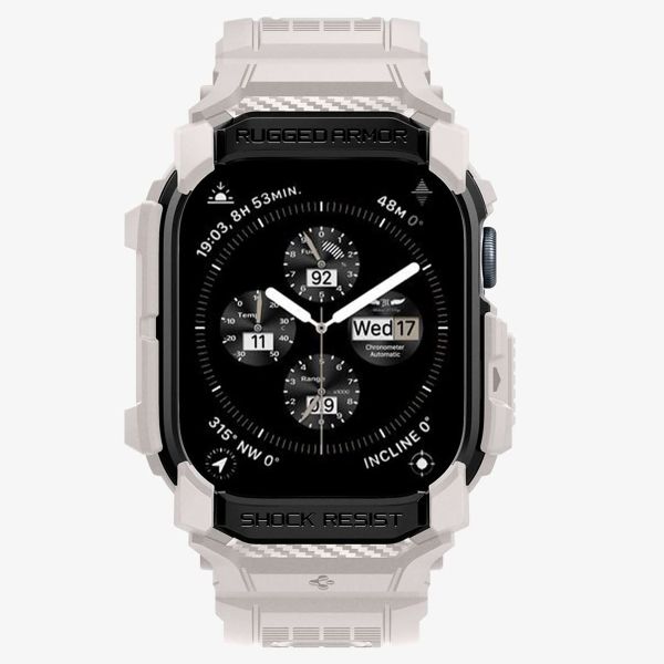 Spigen Coque Rugged Armor™ Pro Apple Watch Series 10 / 11 - 46 mm - Dune Beige