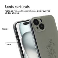 imoshion Coque Design Apple iPhone 15 - Floral Green