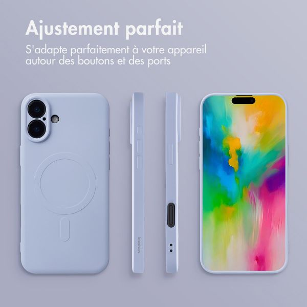 imoshion Coque Couleur avec MagSafe Apple iPhone 16 - Lila / Lilac