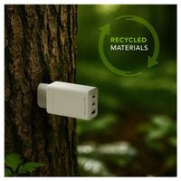 dbramante1928 Chargeur Re-charge 2x USB-C 65 W et USB-A 18 W - Blanc
