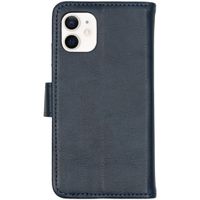 imoshion Étui de télephone portefeuille de luxe Apple iPhone 12 Mini - Bleu foncé