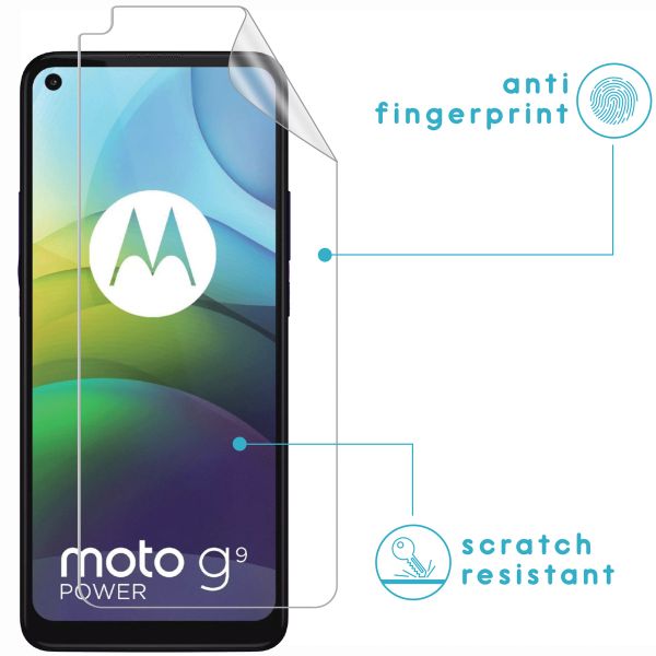 imoshion Protection d'écran Film 3 pack Motorola Moto G9 Power