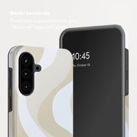 Selencia Coque arrière Vivid Samsung Galaxy A57 (5G) - Desert Waves Beige