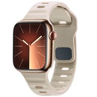 imoshion Bracelet en silicone Active Sport Apple Watch Series 1-10 / SE / Ultra (2) (44/45/46/49 mm) - Lumière Stellaire