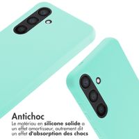 imoshion Coque en silicone avec cordon Samsung Galaxy S24 - Menthe verte