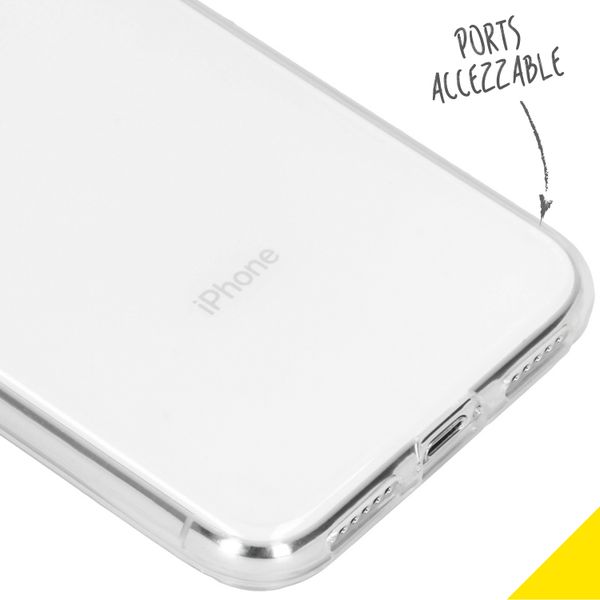 Accezz Coque Clear iPhone X / Xs - Transparent