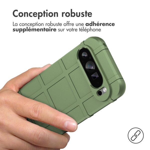 imoshion Coque Rugged Shield Google Pixel 9 Pro XL - Vert foncé