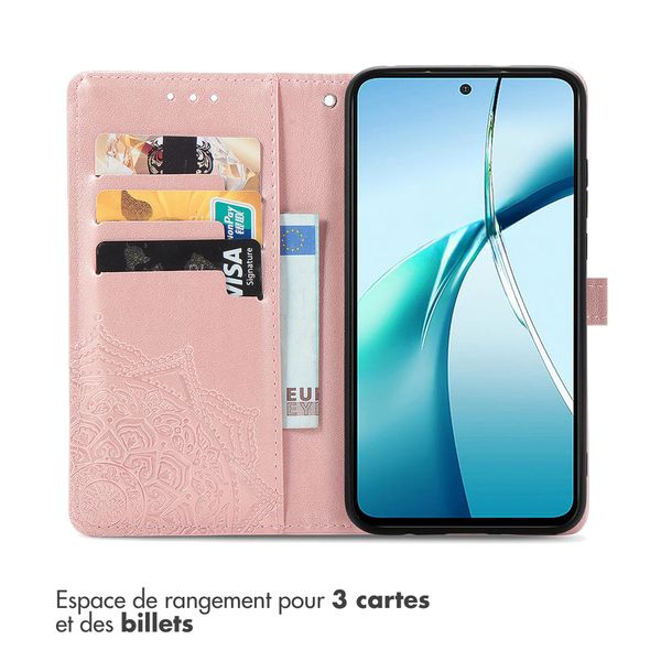 imoshion Etui de télephone Mandala Oppo Find X9 - Rose Gold