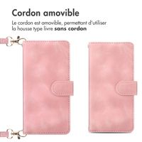 imoshion Etui de télephone portefeuille avec cordon Apple iPhone 16 - Roze