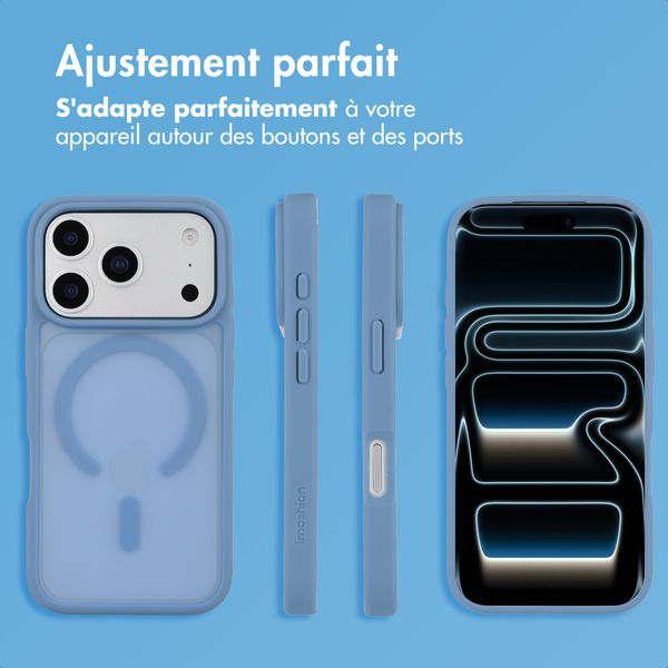 imoshion Coque Color Guard avec MagSafe Apple iPhone 17 Pro Max - Bleu clair