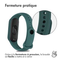 imoshion Bracelet en silicone Xiaomi Mi Band 5 / 6 - Vert foncé