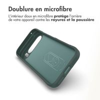 imoshion Coque arrière EasyGrip Google Pixel 9 / 9 Pro - Vert foncé