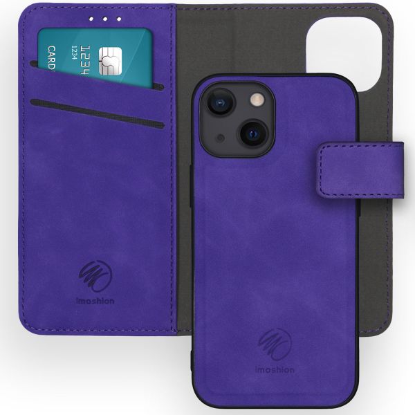 imoshion Etui de téléphone de type portefeuille 2-en-1 iPhone 13 Mini - Violet