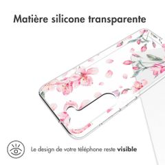 imoshion Coque Design Samsung Galaxy S23 Plus - Fleur - Rose