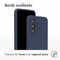 Accezz Coque Liquid Silicone Samsung Galaxy A57 (5G) - Bleu foncé