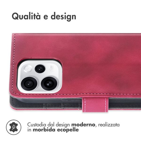 imoshion Etui de télephone portefeuille avec cordon Oppo Reno15 F (5G) - Rouge