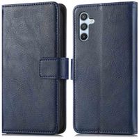 imoshion Etui de téléphone portefeuille Luxe Samsung Galaxy A34 (5G) - Bleu foncé