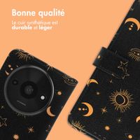 imoshion Étui de téléphone portefeuille Design Xiaomi Redmi A3 - Sky Black