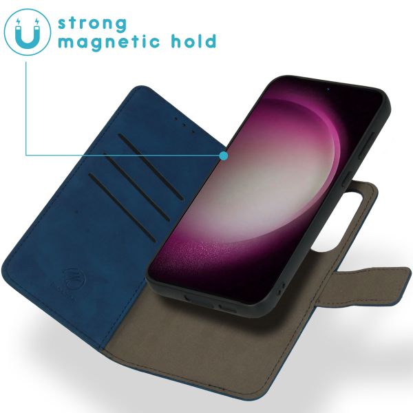 imoshion Etui de télephone luxe 2-en-1 amovible Samsung Galaxy S23 FE - Bleu