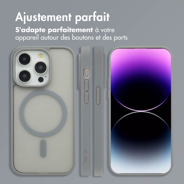 imoshion Coque Color Guard avec MagSafe iPhone 14 Pro - Gris