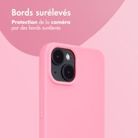 imoshion Coque Couleur Apple iPhone 14 - Bubblegum Pink